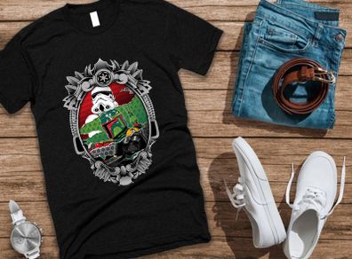 Star wars trilogy t-shirt dar vader t-shirt mandalorian t-shirt