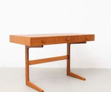 Mid century modern danish teak desk George petersens