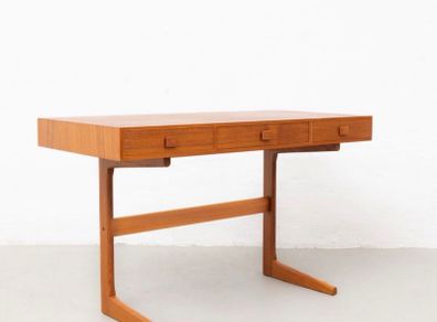 Mid century modern danish teak desk George petersens