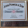 Lot of 5 vintage John Power & son Dublin whiskey labels Image 3