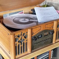 Vintage style record player