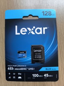 128 GB micro SD Card. Support 4K