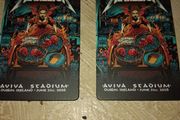Metallica Dublin night 2 event cards (1 left)