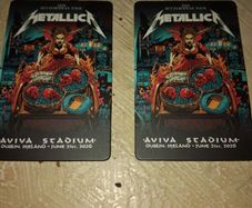 Metallica Dublin night 2 event cards