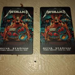 Metallica Dublin night 2 event cards (1 left)