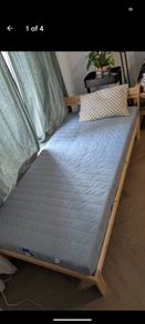 IKEA single bed and mattress combo