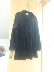 maternity black top and trousers