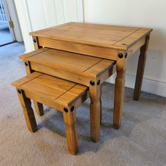 Corona Pine Nest of Tables
