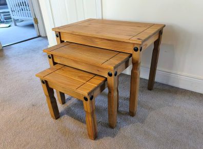 Corona Pine Nest of Tables