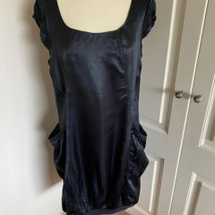 Just B size 12 black tunic dress