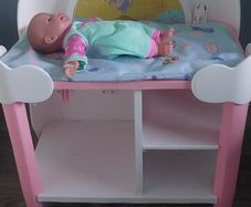 Baby Annabelle dolls changing table