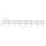 Garden Fence with Spear Top Steel 11.9x1.2 m Black Image 5