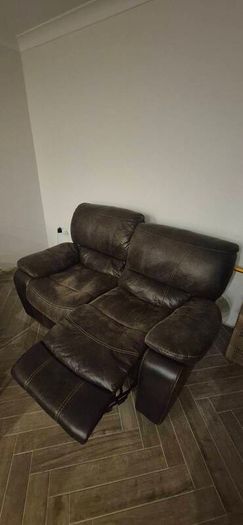 Recliner 2 sofas in leather