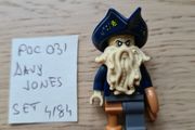 lego Davy Jones Poc031 Set 4184 Black Pearl Pirates of Caribbean