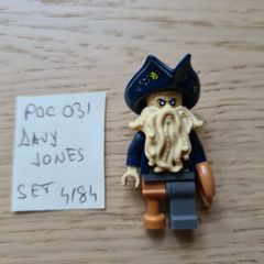 lego Davy Jones Poc031 Set 4184 Black Pearl Pirates of Caribbean