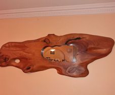 Bog Oak mirror