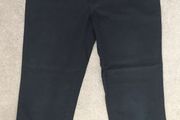 Ladies Black Half Length Shorts/Trousers: Size 8