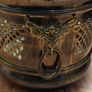 Brass Planter Pot Vintage Lion Rings Handcrafted Antique Metal Jardiniere Collectable Retro Image 6