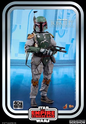 Hot Toys Mms574 - Star Wars The Empire Strikes Back - Boba Fett 40th Anniversary