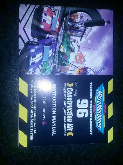 Mega Drive Game Micro Machines
