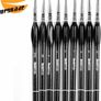 Detail Paint Brush Set, 9pcs Thin Brushes for Fine Detailing & Art Painting - Acrylic,Watercolor, Oil Miniatures, Scale Models, Airplane Kits, Nail, Line Drawing, Warhammer (MULTIPLE COLOURS) Image 7