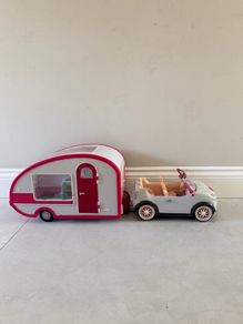 Car and Caravan for Dolls