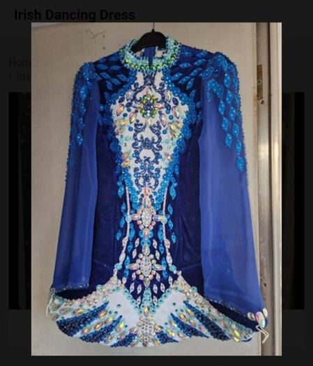 Irish dancing dress