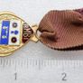Vintage 1957 Royal Masonic R.M.B.I. Steward Enameled Medal / Badge Image 5