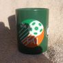 FAI EIRCOM (Football Association of Ireland) - personalised mug with name JOHN (early 2000s). Clean unused condition. Image 2