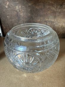 large crystal glass Bowl