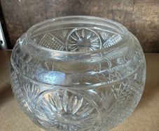 large crystal glass Bowl