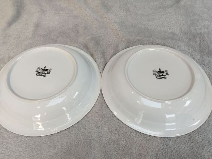 Vintage (80s) ceramic Pair of pie dishes