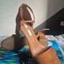 Xti - Sandals in brown suede leather on a 5cm heel _NEW Image 3
