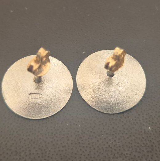 Sterling Silver & Gold Earrings
