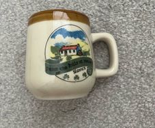 Retro Irish Ceramic Mug From the Hills of Ireland Shamrock Cottage