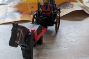 vintage Lego set 6022 1984 knights with horse and cart