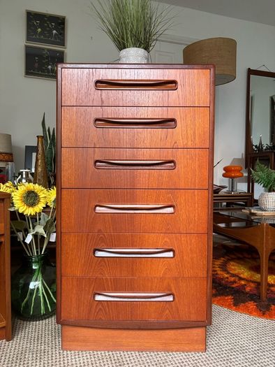 Vintage Retro Mid Century Teak G Plan 'Fresco' Chest of Drawers