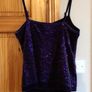BNWT Per Una Purple Velvet and Sequin Cami and bolero set size 14 includes post Image 6