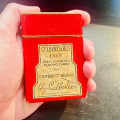 Vintage 1930s Own Self Teaching Playing Cards