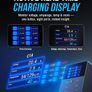 SABRENT 252W Charger - 8-Port USB PD 3.0 with LCD Display, Fast Charging for USB-C & USB-A Devices, Laptops, Phones, Tablets, Gaming Consoles - PPS, Overcharge Protection, Travel-Friendly (AX-8PTC) Image 9