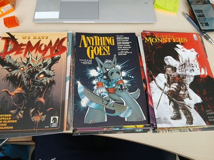 over 30 independent comics