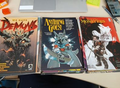 over 30 independent comics