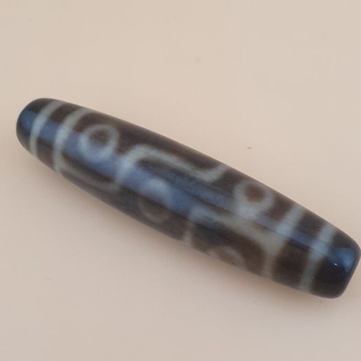 Himalayan 9 Eyes Tibetan Agate Dzi Bead Amulet Pendant