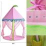 Girls Play Tent&Princess Castle Portable Playhouse, Pink Pop up tent for Kids Indoor/Outdoor Game (FREE POSTAGE) Image 3
