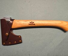 Custom Handcrafted "Ultralight" Mirror-Polished Bushcraft Hatchet
