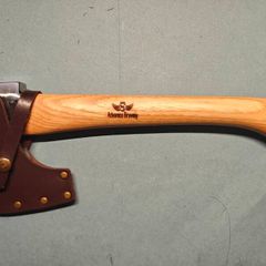 Custom Handcrafted "Ultralight" Mirror-Polished Bushcraft Hatchet