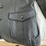 Goatskin Leather Hunting Jacket UK 44 Image 3