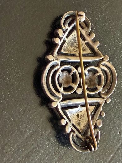 silver brooch