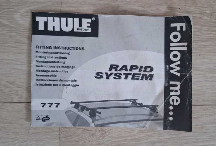 Thule AeroBars Rapid System Roof Rack and 777 Adapter