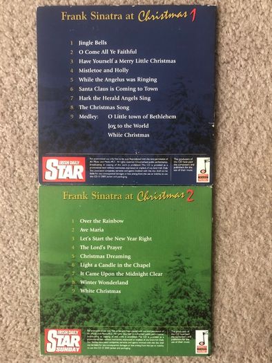 Frank Sinatra Christmas 2 Discs Cd Irish Daily Star Sunday